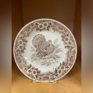 VINTAGE CHURCHHILL THANKSGIVING COPPER ENGRAVED COLLECTABLE PLATE ENGLAND